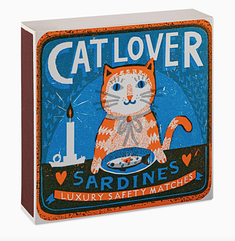 Tändstickor Archivist – CAT LOVER 11x11cm, 125 stickor