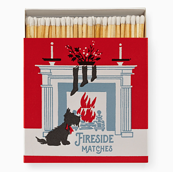 Tändstickor Archivist – SCOTTY DOG FIRESIDE 11x11cm, 125 stickor