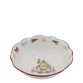  Chalet de Noël - Skål - Cherry - H6,5/Ø21 cm