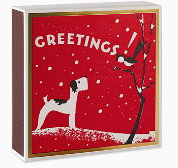 Tändstickor Archivist –WINTER GREETINGS 11x11cm, 125 stickor