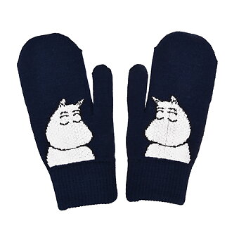 Mumin Stickade tumvantar, Mumintrollet mörkblå