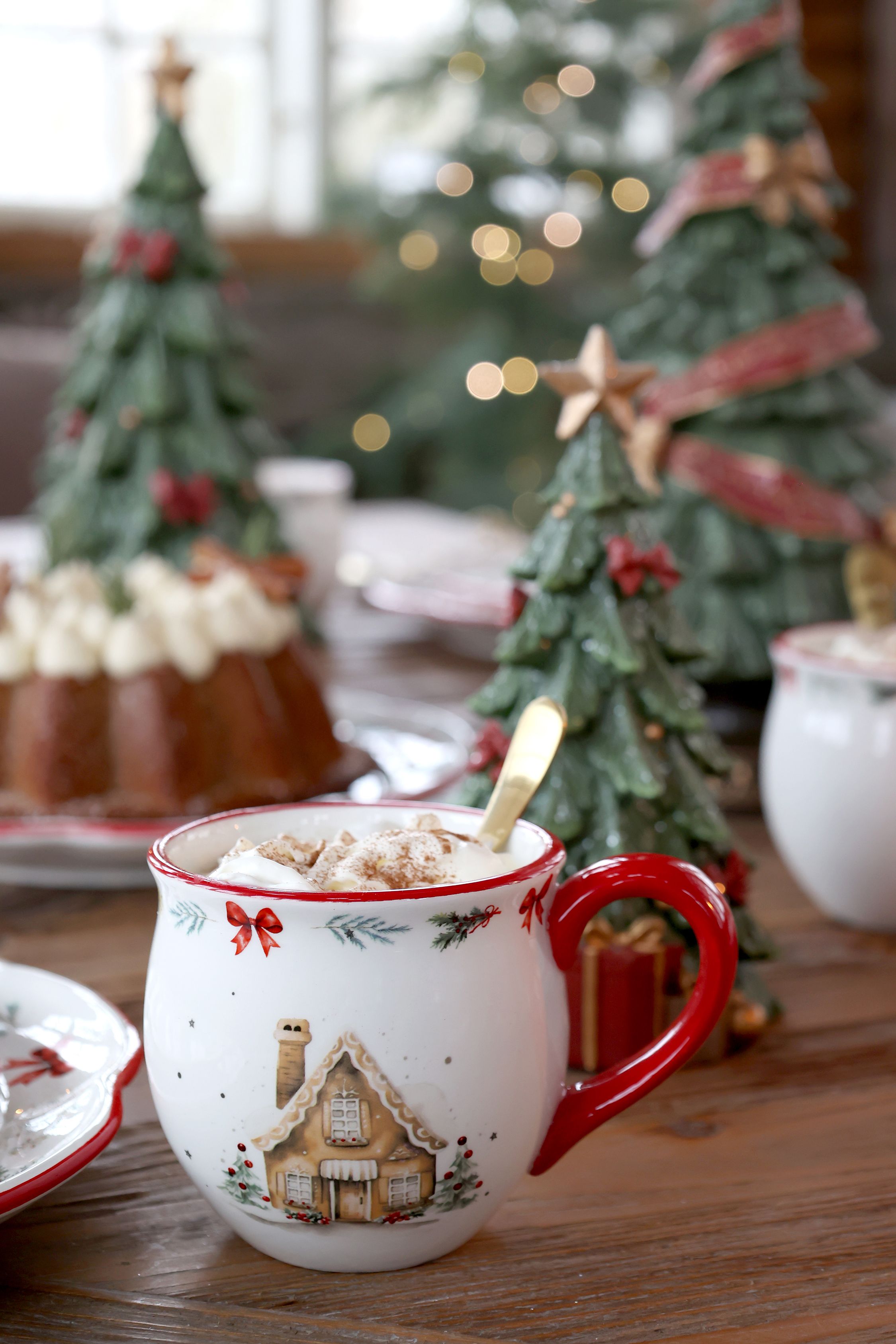  Chalet de Noël - Mugg - Cherry  - 5