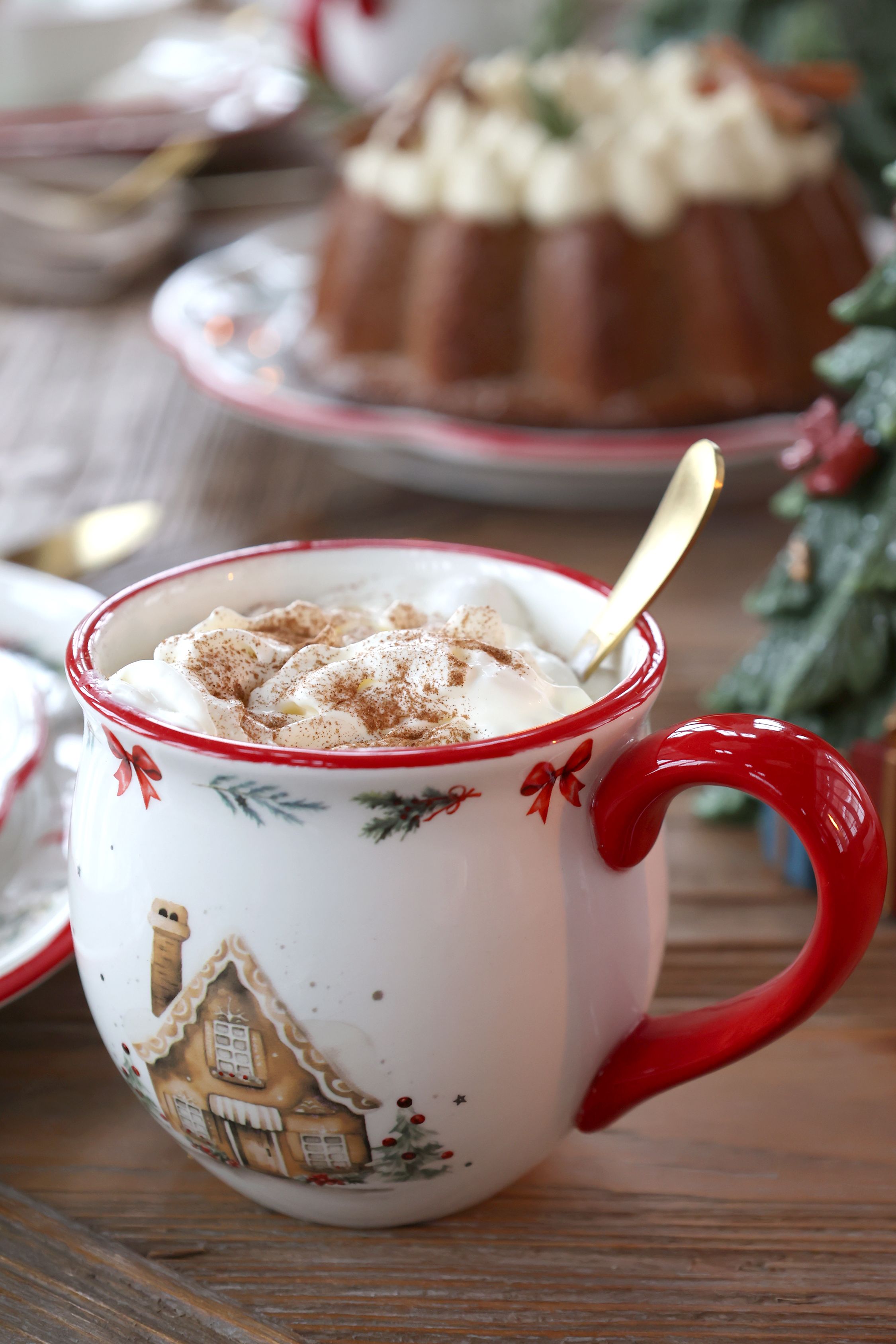  Chalet de Noël - Mugg - Cherry  - 3