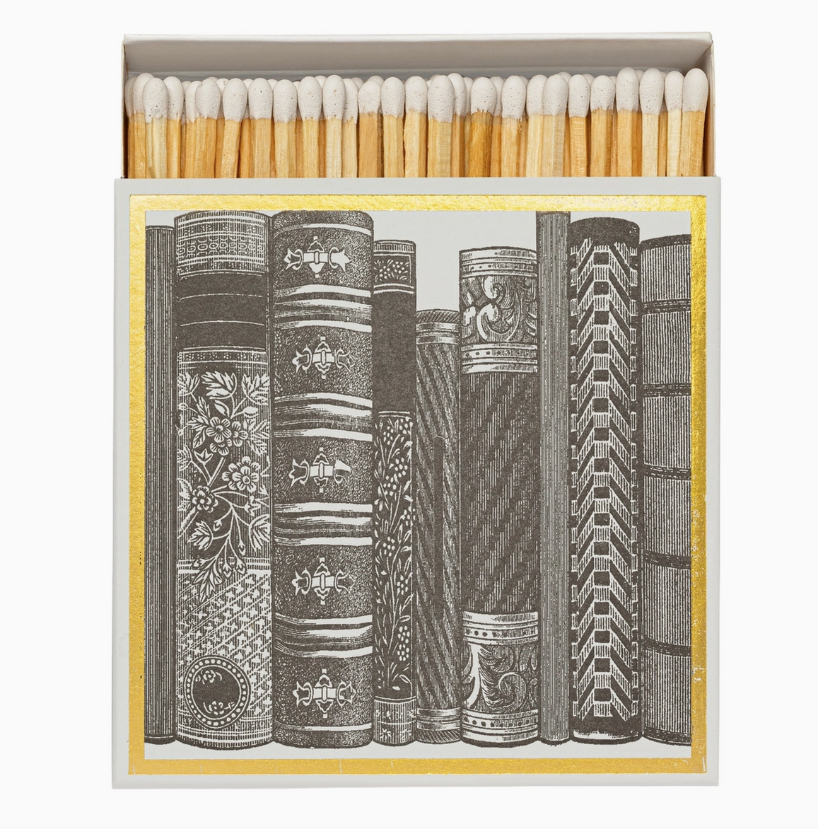 Tändstickor Archivist – BOOKS 11x11cm, 125 stickor