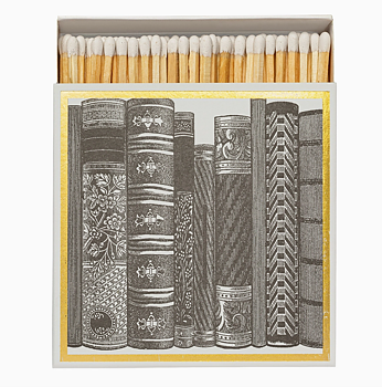 Tändstickor Archivist – BOOKS 11x11cm, 125 stickor