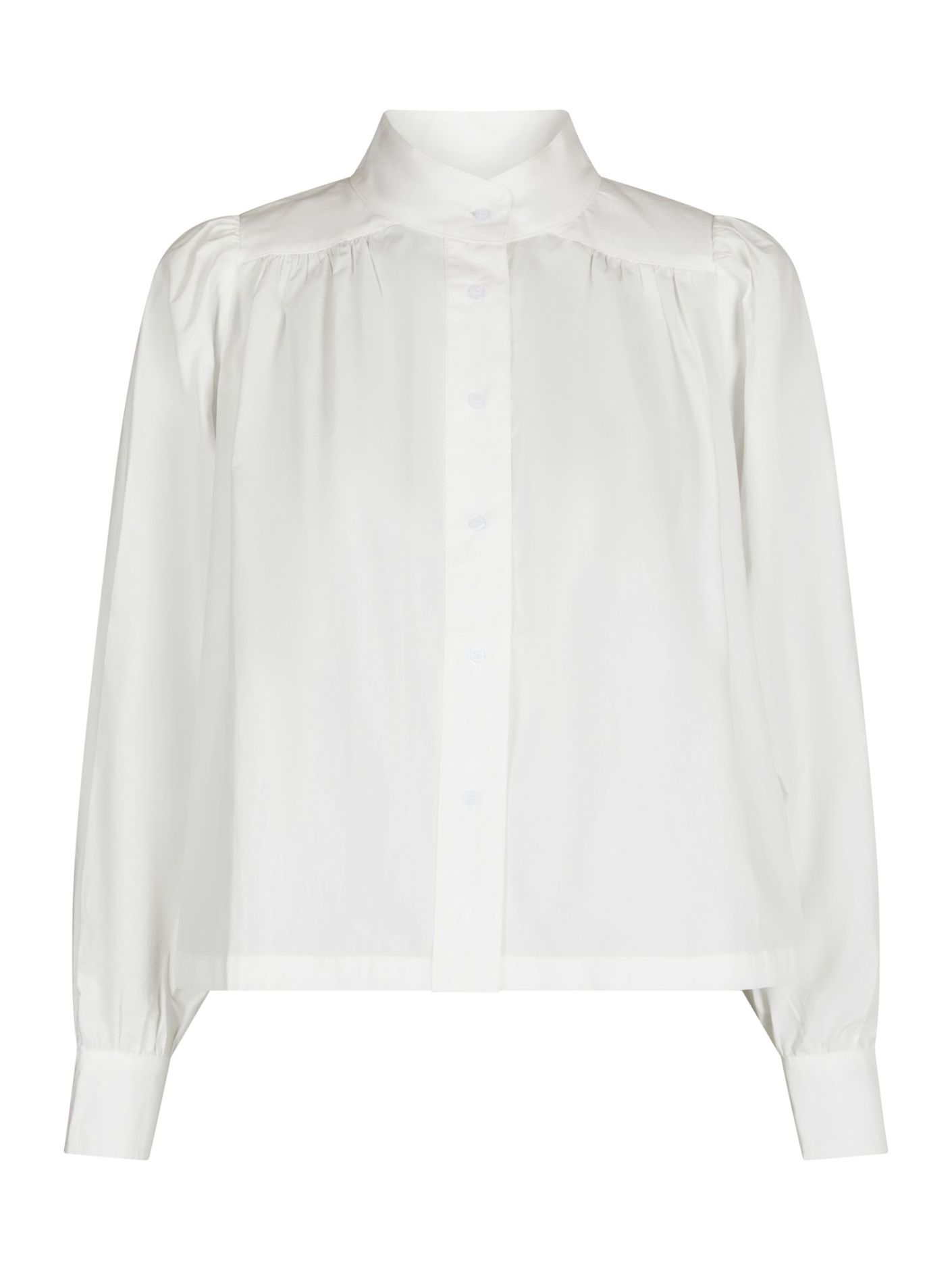 Neo Noir  - Melya Poplin Shirt White - 5