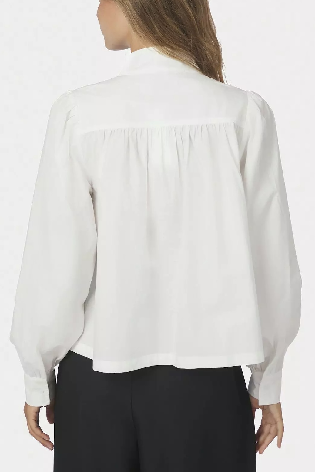 Neo Noir  - Melya Poplin Shirt White - 6