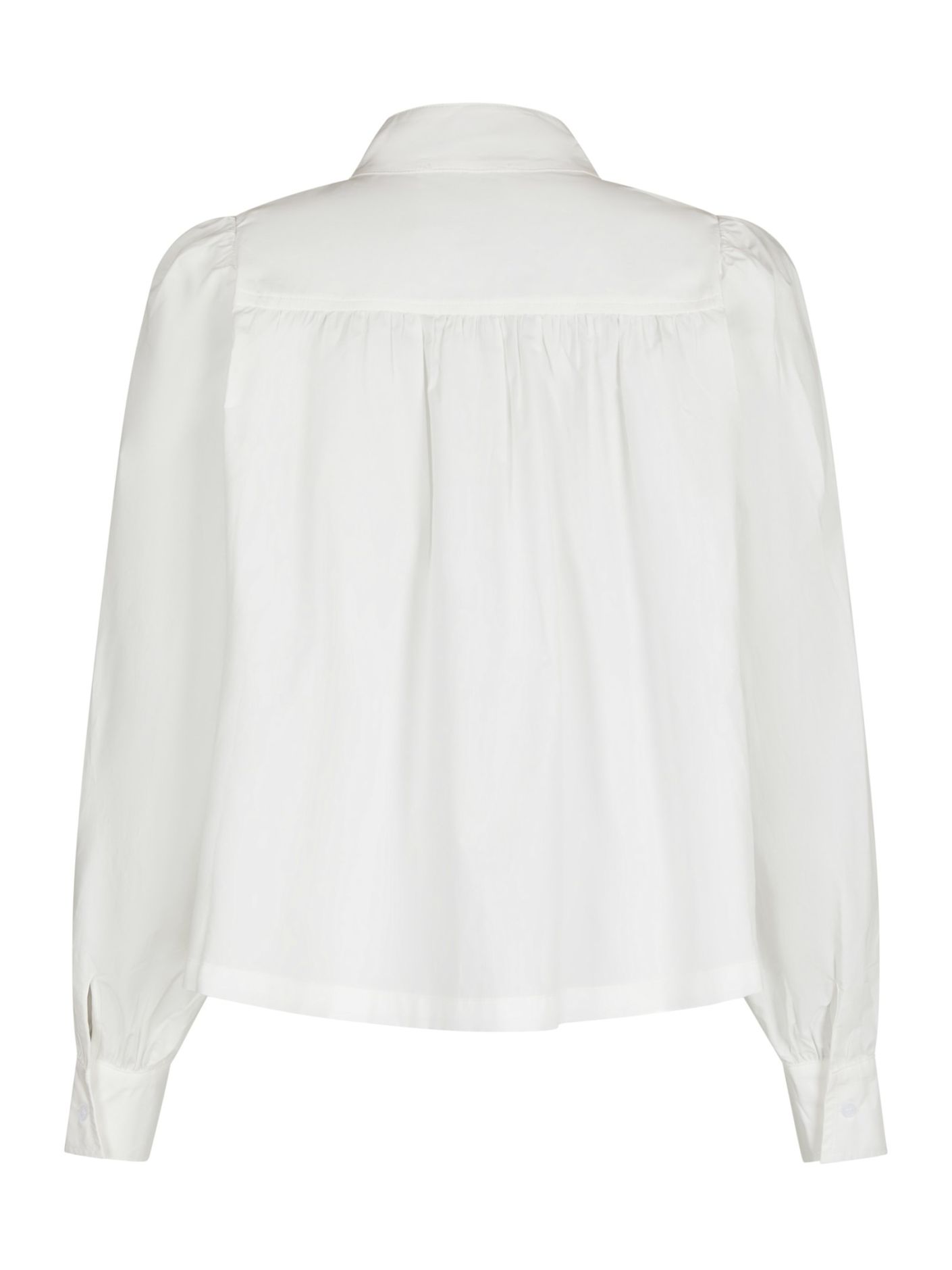 Neo Noir  - Melya Poplin Shirt White - 4