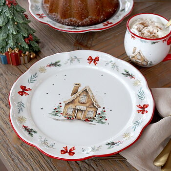  Chalet de Noël -  Cherry - Middagstallrik