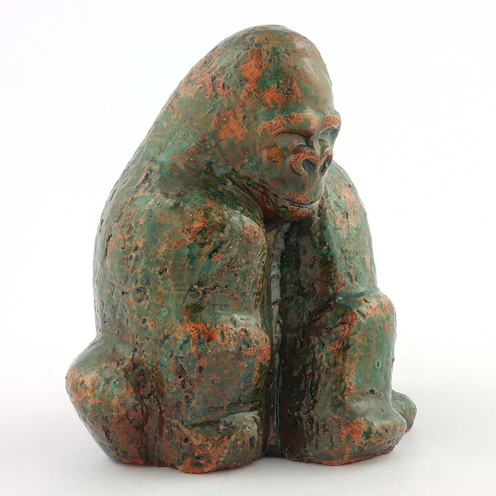 Lars Pagfeldt (1960s) Modern Gorilla Sculpture 12 cm (Limited)