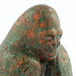 Lars Pagfeldt (1960s) Modern Gorilla Sculpture 12 cm (Limited)
