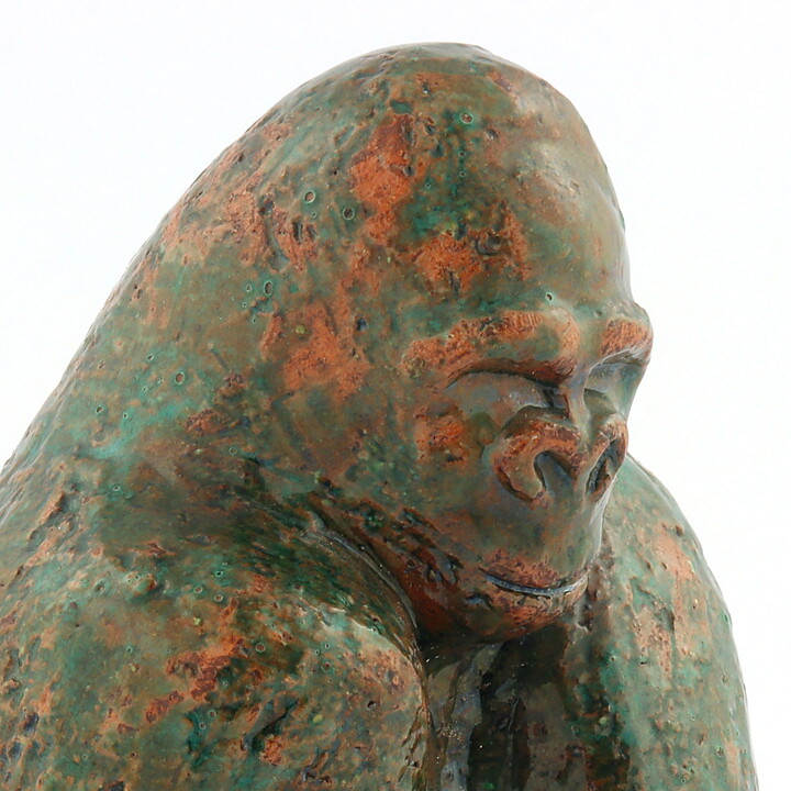 Lars Pagfeldt (1960s) Modern Gorilla Sculpture 12 cm (Limited)