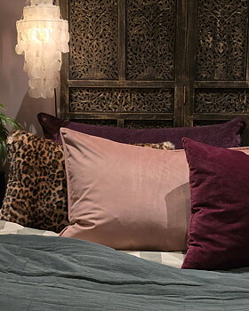 Kuddfodral 70x50cm - Velvet Dusty Rose