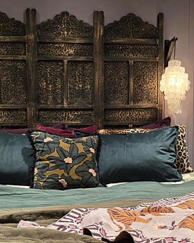 Kuddfodral 70x50cm - Velvet Forest Green