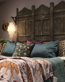 Kuddfodral 70x50cm - Velvet Forest Green