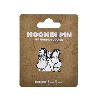 Mumintrollet & Snorkfröken Hörlurar Pin - Mumin Emaljpins