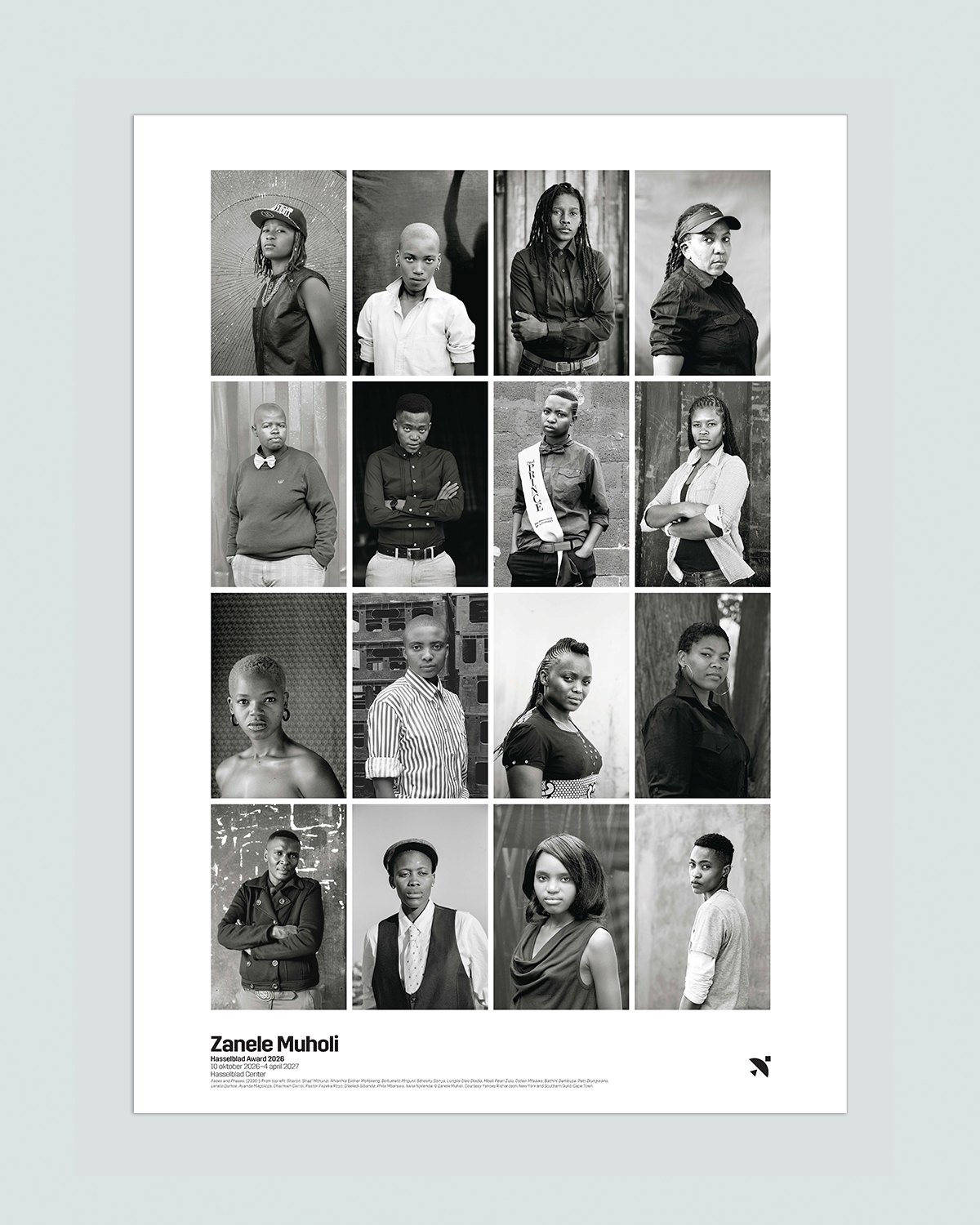 Utställningsaffisch, Zanele Muholi (flera bilder) 