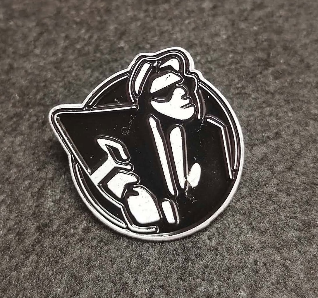 Rude Boy - Metallpin (Shaped)