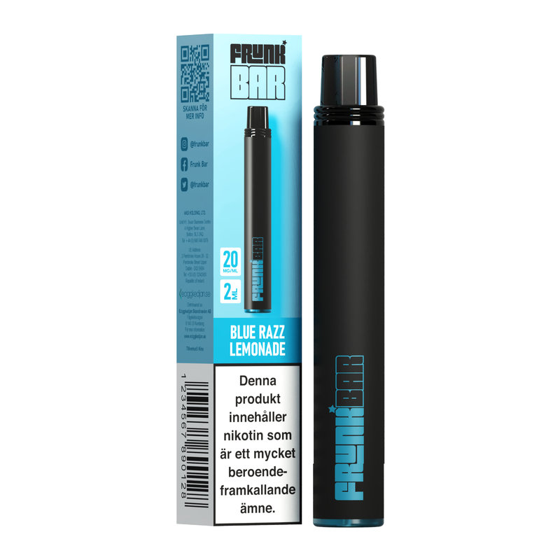 Frunk Bar Engångs Vape 20mg – Blue Razz Lemonade