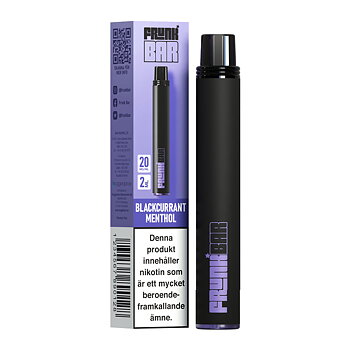 Frunk Bar Engångs Vape 20mg – Blackcurrant Menthol