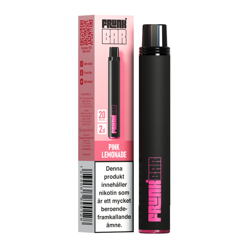 Frunk Bar Engångs Vape 20mg – Pink Lemonade