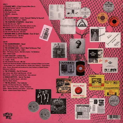 Underground Punk Rock : From The Vaults - Rare And Obscure Punk 1979-1983 - Samlings LP - 2
