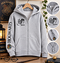 Harry Potter Hoodie Dragkedja