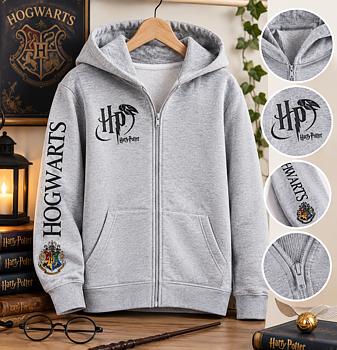 Harry Potter Hoodie Dragkedja