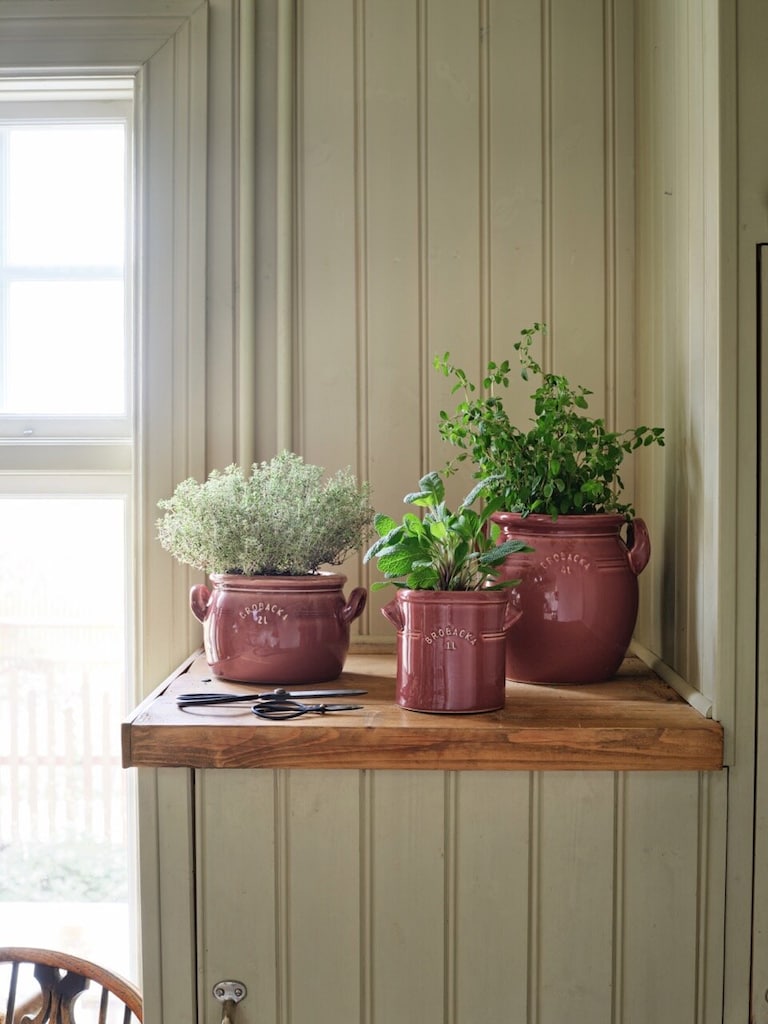 Brobacka Pot 4 Litres Burgundy Tall - Stoneware - 21.5x20.5 cm - 5