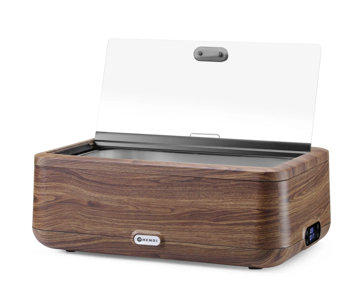 UNIQ Chafing dish GN1/1,  brown woodgrain - 2