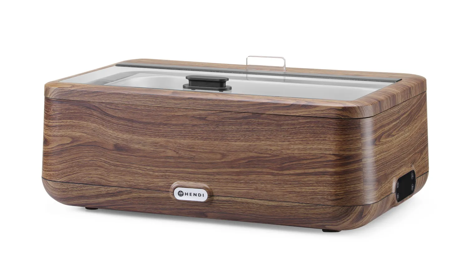 UNIQ Chafing dish GN1/1,  brown woodgrain - 5