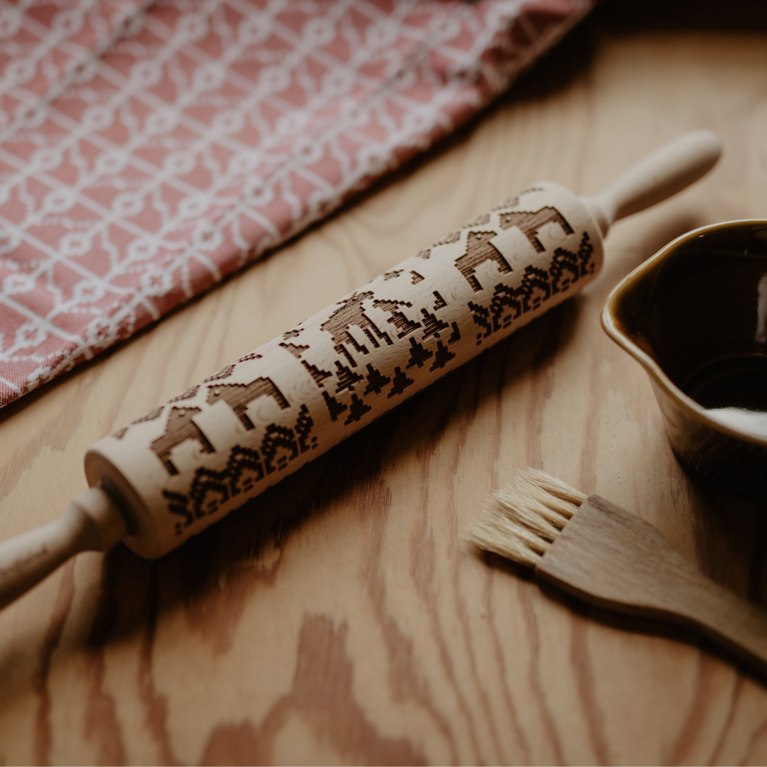 SWEDISH, ROLLING PIN, 24 cm - 2