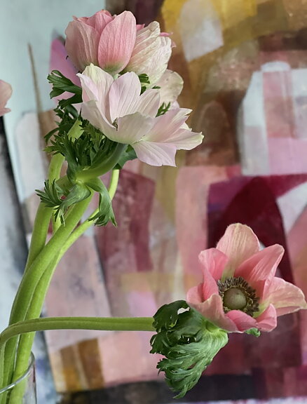 ”Paris in pink”. AKRYLTAVLA MÅLAD AV MARIA C BERNHARDSSON / MC