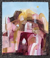 ”Paris in pink”. AKRYLTAVLA MÅLAD AV MARIA C BERNHARDSSON / MC