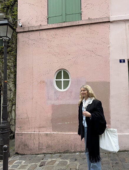 ”Paris in pink”. AKRYLTAVLA MÅLAD AV MARIA C BERNHARDSSON / MC