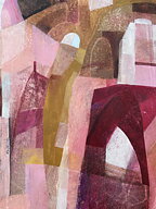 ”Paris in pink”. AKRYLTAVLA MÅLAD AV MARIA C BERNHARDSSON / MC