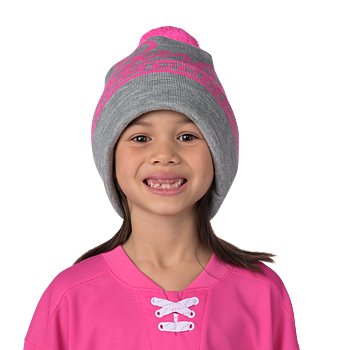 Barbie™ x CCM Grå broderad tofsmössa