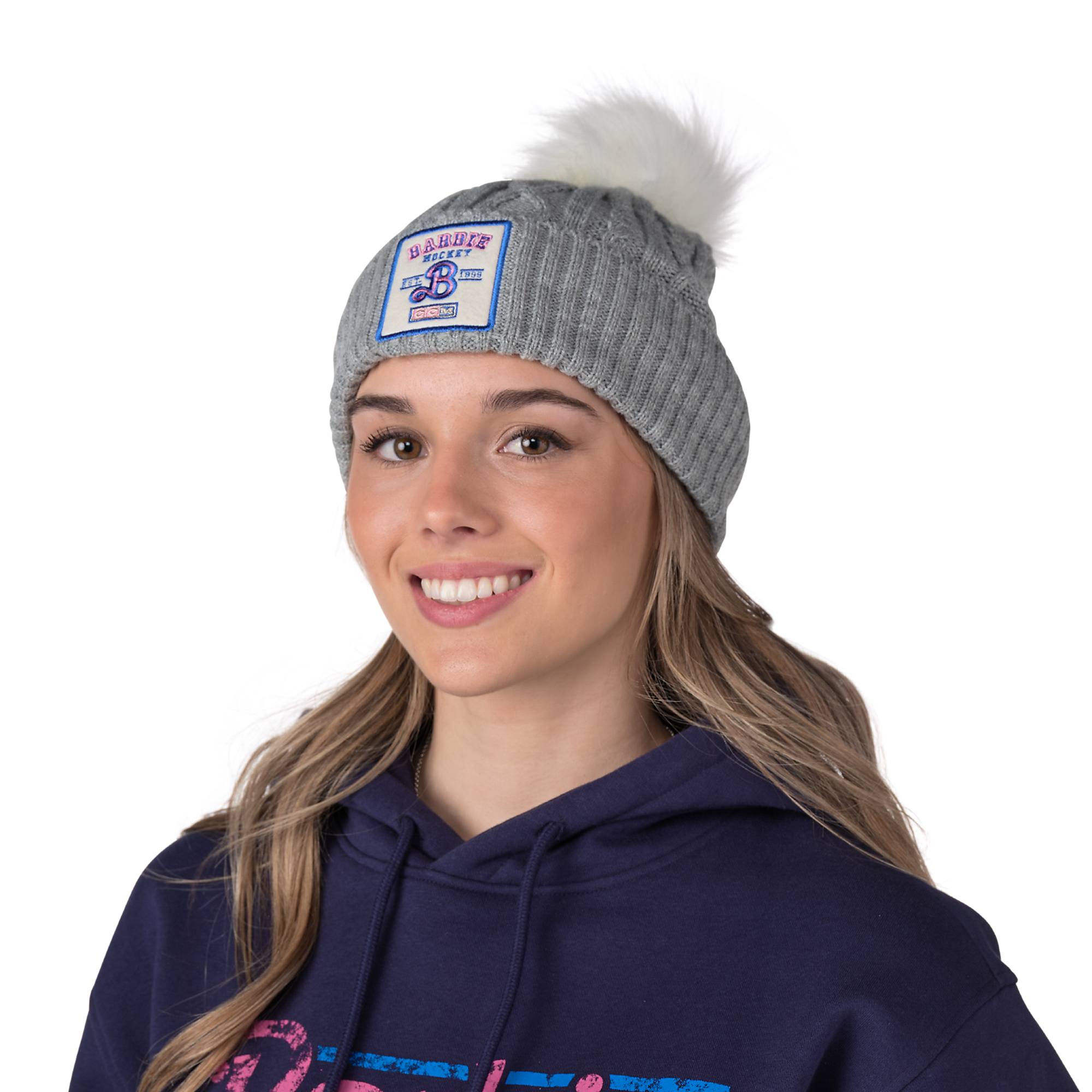 Barbie™ x CCM Grå tofsmössa - 6