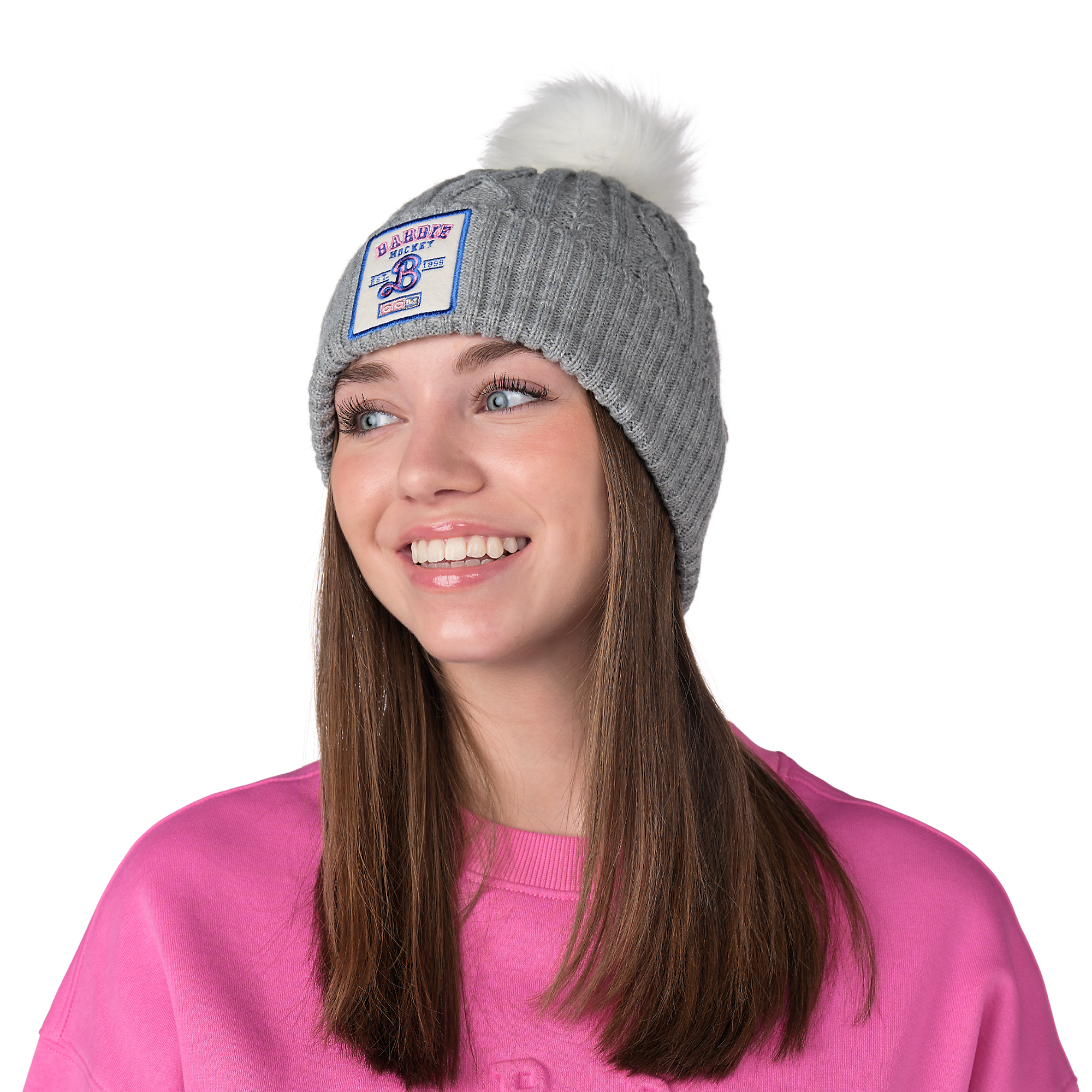 Barbie™ x CCM Grå tofsmössa - 4