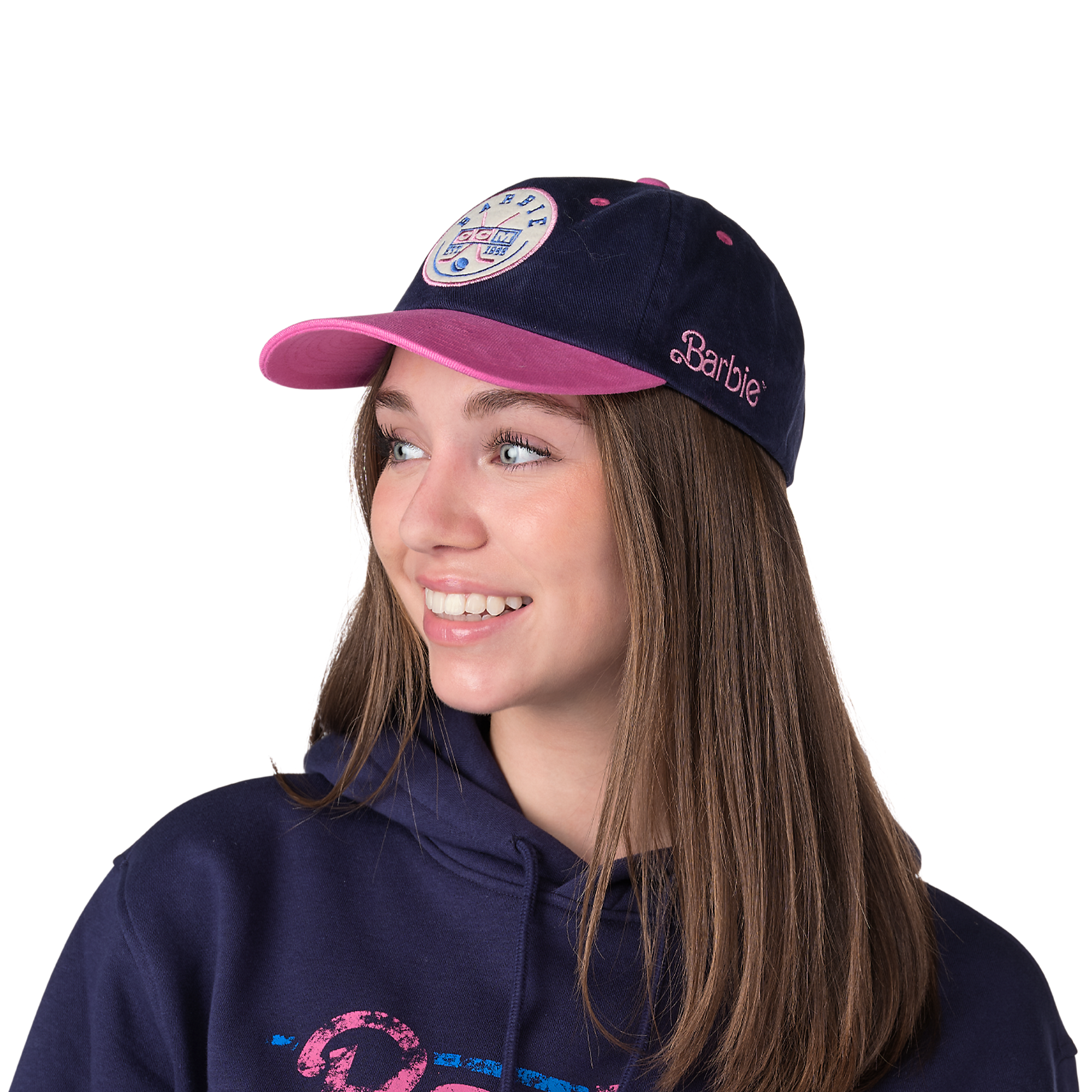 Barbie™ x CCM Marinblå justerbar keps - 4