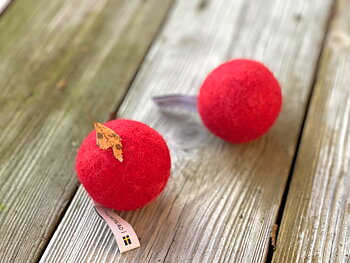 Boll - Julröd - Medium