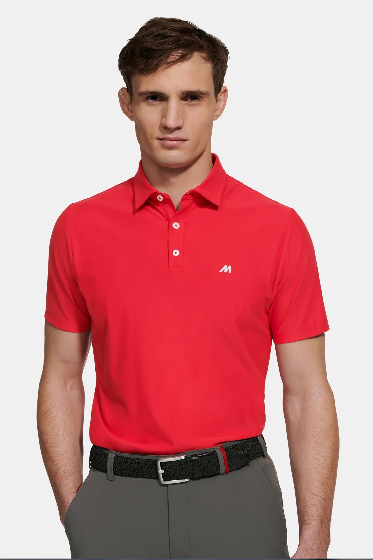 Tenniströja, röd (red) med funktion (Meyer / Tiger)