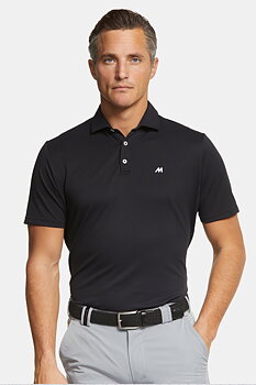 Pikétröja, svart (black) med funktion (Meyer / Rory)