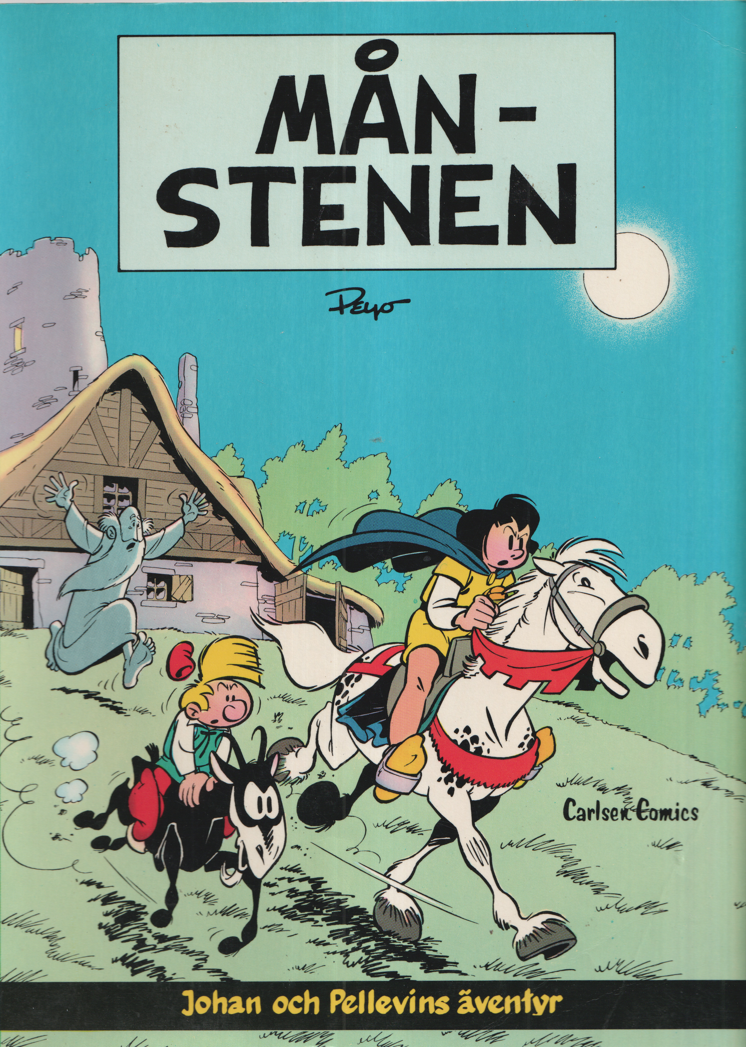 Johan och Pellevins äventyr nr 11 Månstenen, begagnad