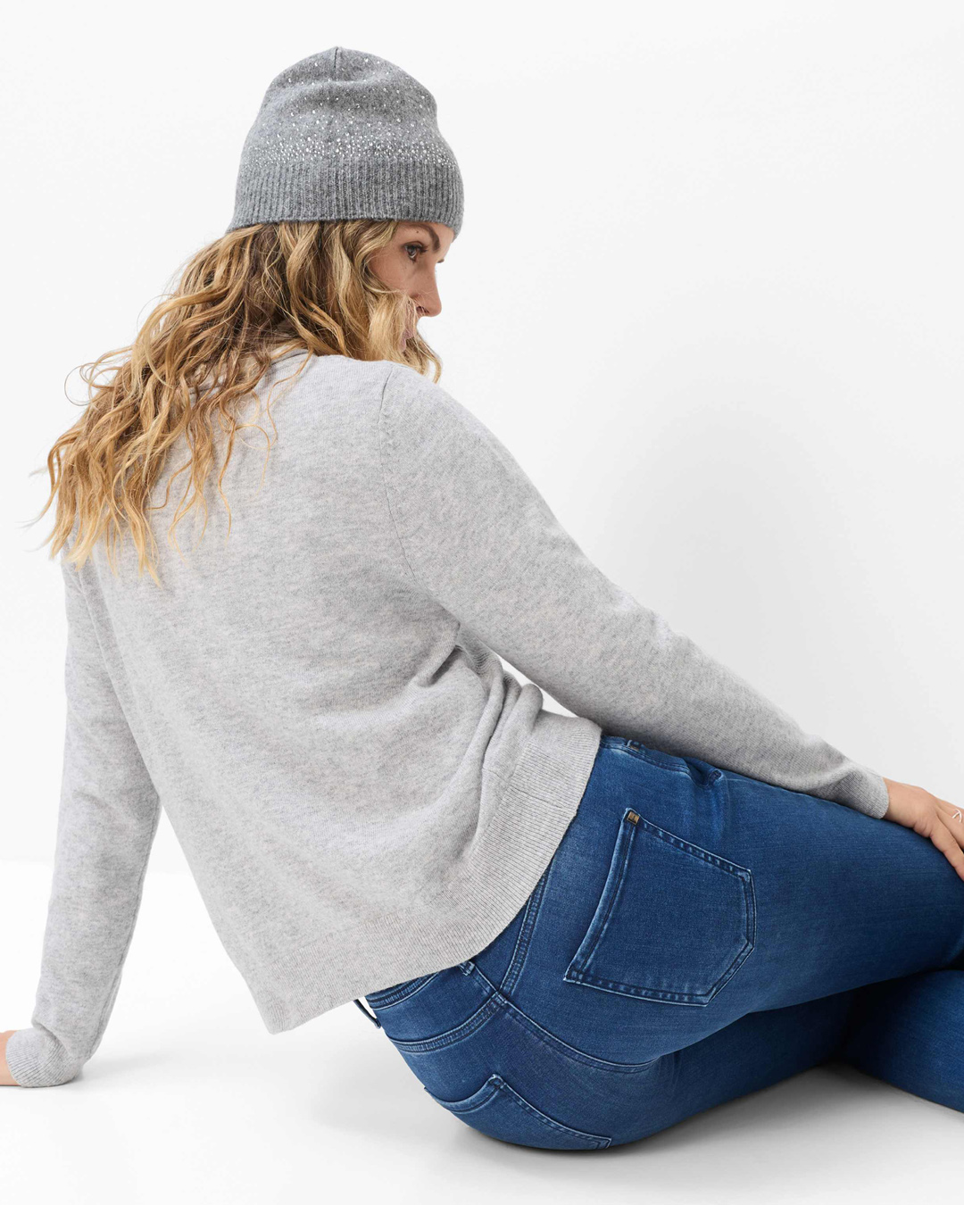Jeans Mary bootcut thermo/värmande denim blå - 4