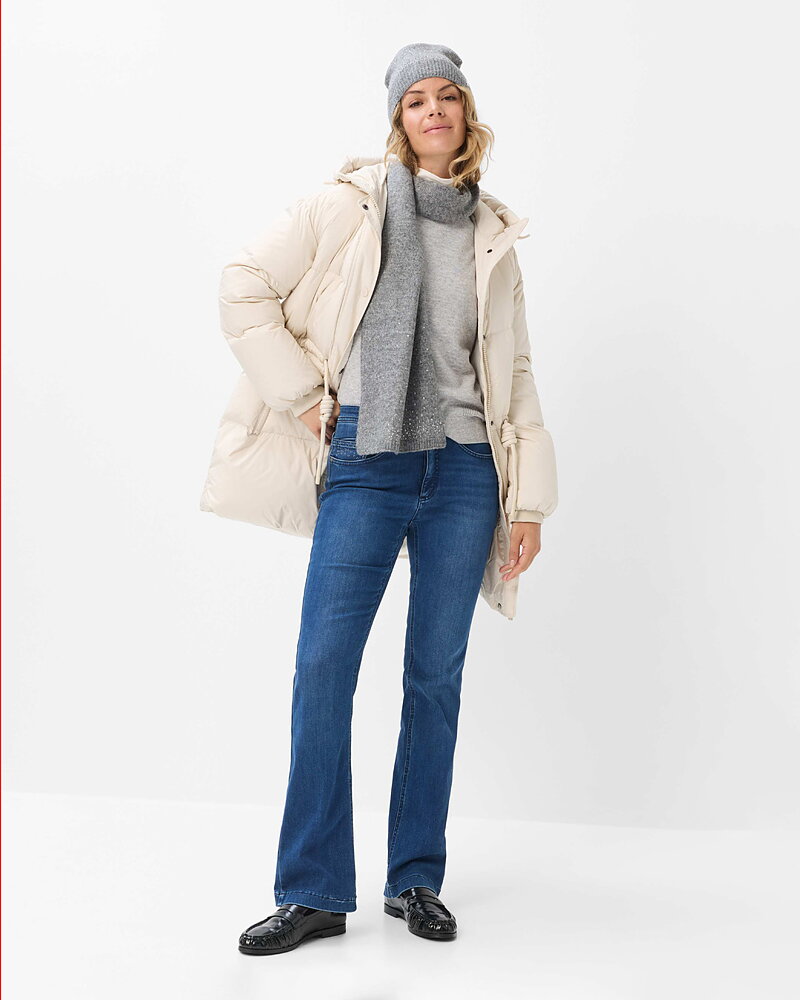 Jeans Mary bootcut thermo/värmande denim blå