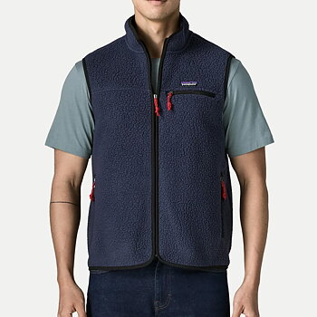 Patagonia - Men's Retro Pile Fleece Vest New Navy