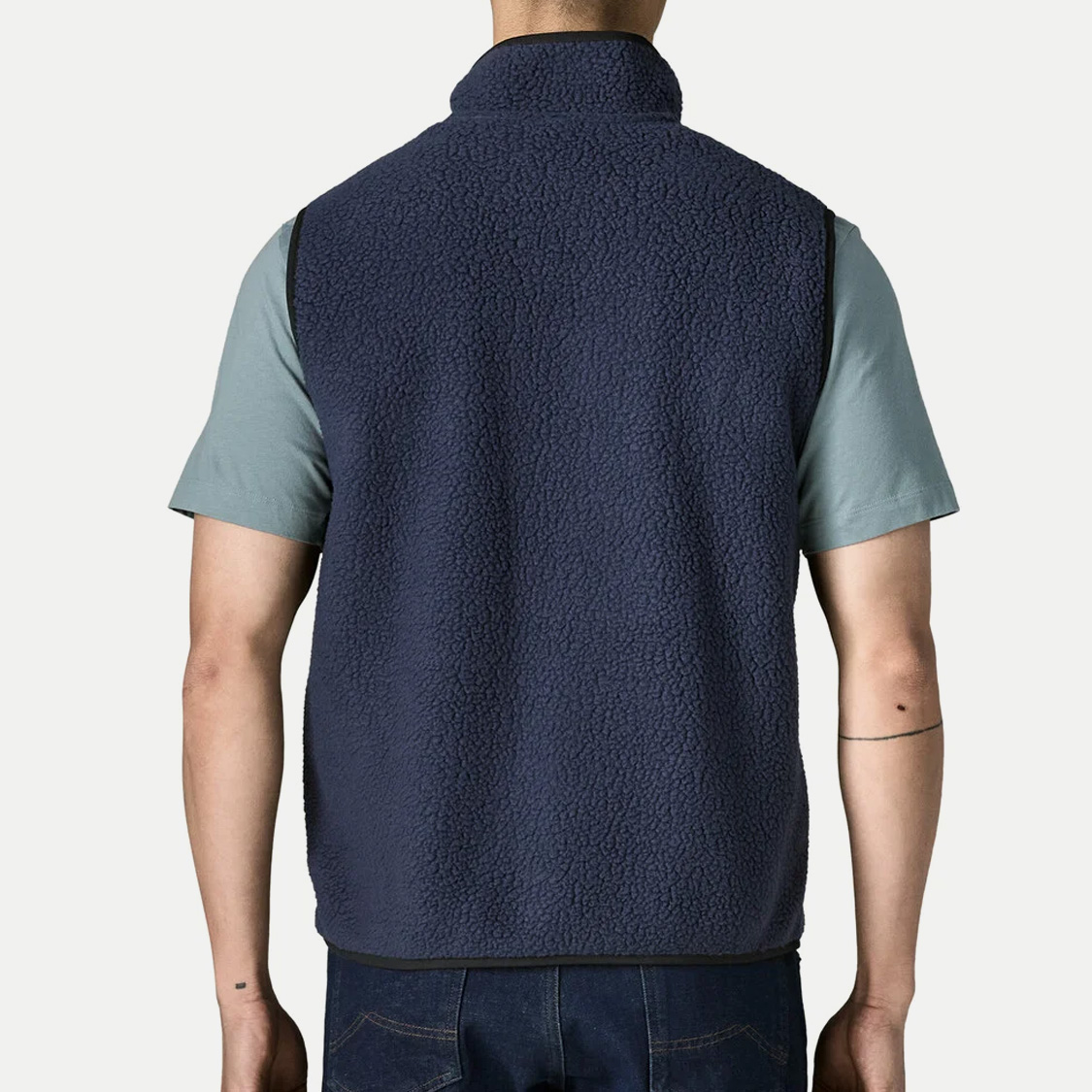 Patagonia - Men's Retro Pile Fleece Vest New Navy - 2