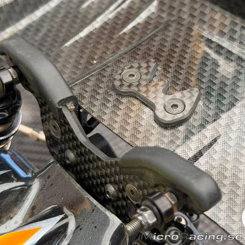 AEROX - Vingfäste i kolfiber – LD2/LD3/PB/L1, 1/10 Off Road - 2