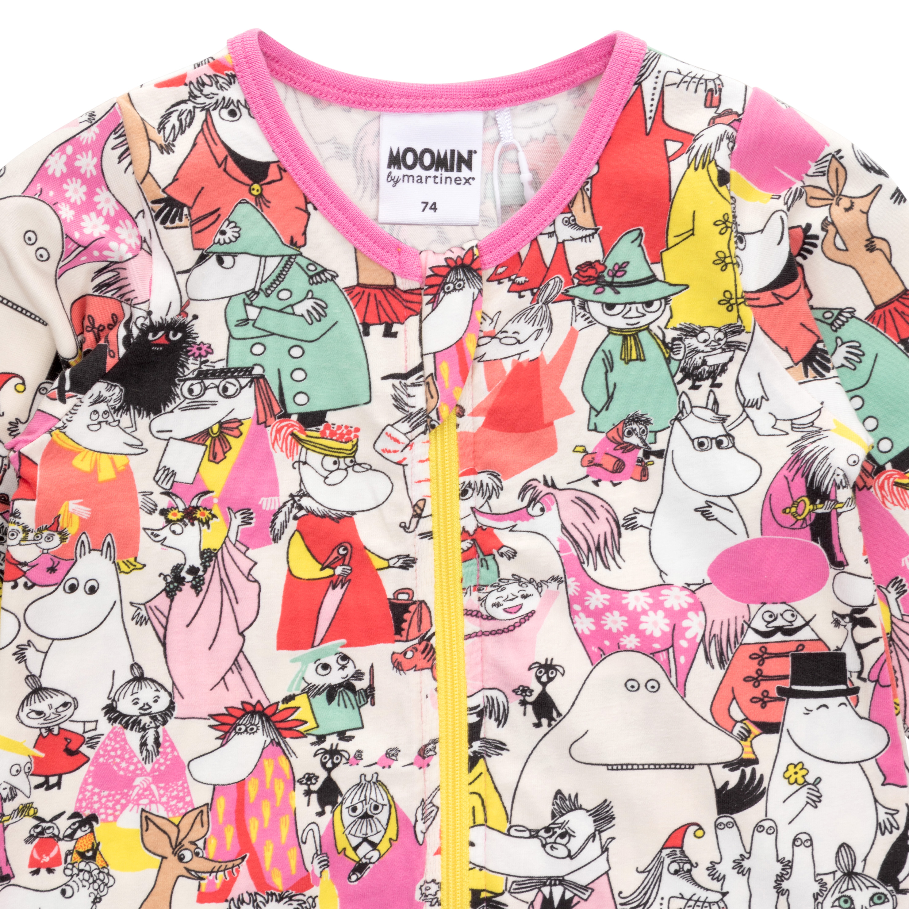 Pyjamas Mumin Klassträff - Naturvit - 3